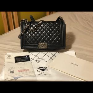 Boy Chanel Handbag - Calfskin Black